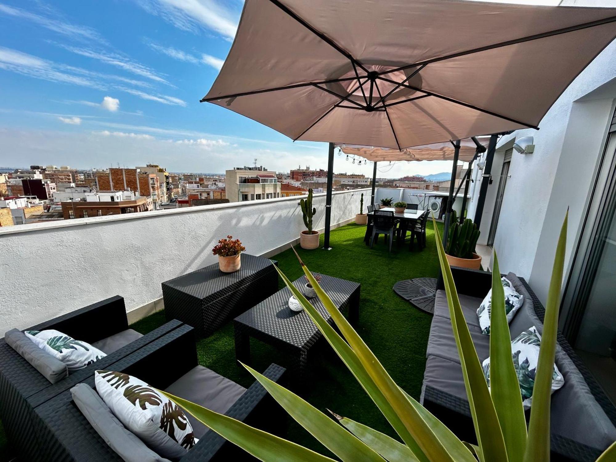 Апартаменты Lo Balconet Del Delta. Atic-Duplex Vacacional. Ампоста Экстерьер фото